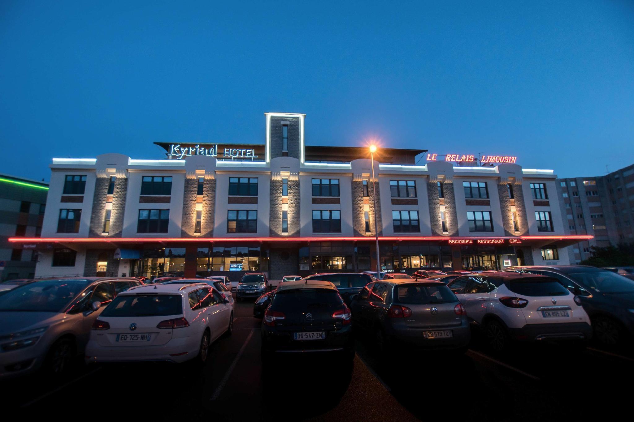 Kyriad Limoges Centre Gare - Atrium Bagian luar foto